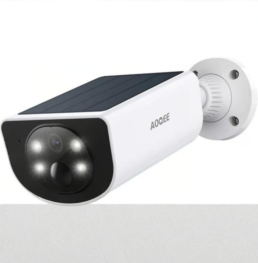 Aoqee SolarGuardâ„¢ 2K Outdoor Security Camera