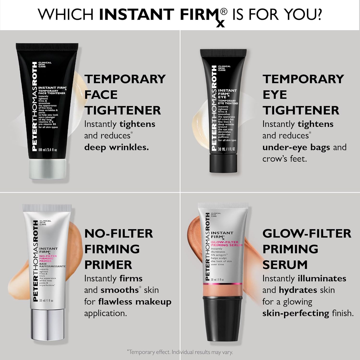 Peter Thomas Roth | Instant FIRMxÂ® Temporary Face Tightener | Firm and Smooth the Look of Fine Lines, Deep Wrinkles and Pores