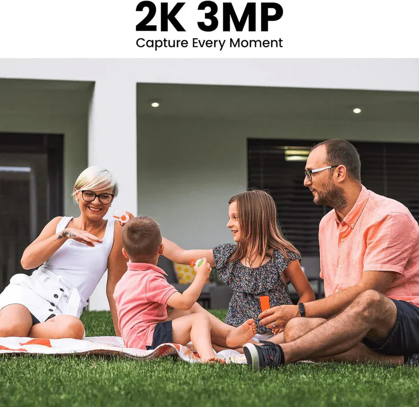 Aoqee SolarGuardâ„¢ 2K Outdoor Security Camera