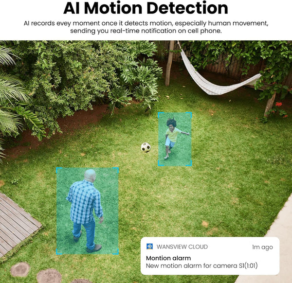 Aoqee SolarGuardâ„¢ 2K Outdoor Security Camera