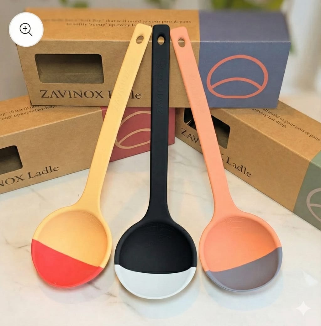 Zavinox Ã— Scoups Soft-Top Silicone Ladle â€“ Buy One Get One