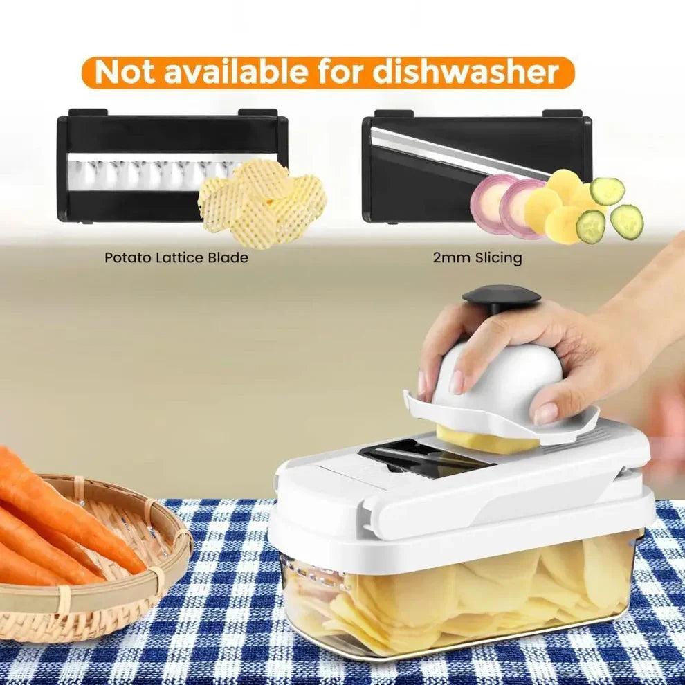 SlicePro™ Premium Vegetable Chopper & Dicer with Multi-Blade System