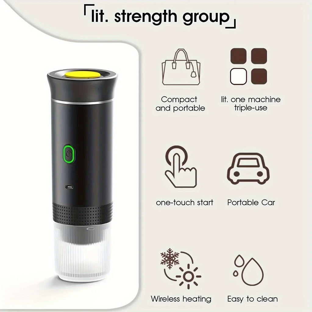 Zavinox BrewMate 3-in-1 Portable Espresso Maker